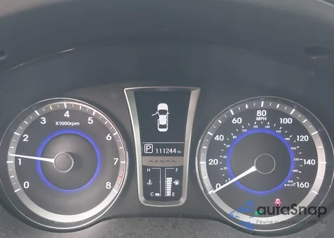 2013 Hyundai Azera из США, поврежденный, VIN KMHFH4JGXDA323375